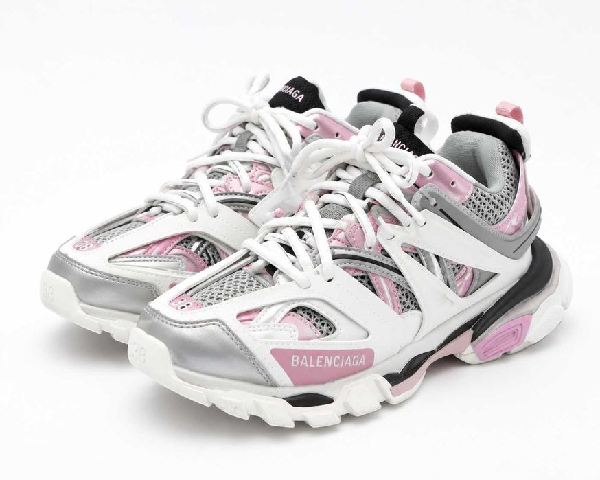 Balenciaga Track Sneakers №38 | White Pink | Отлично състояние
