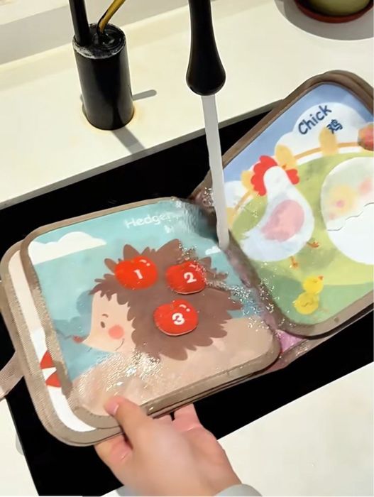 Детская развивающая мягкая книга!