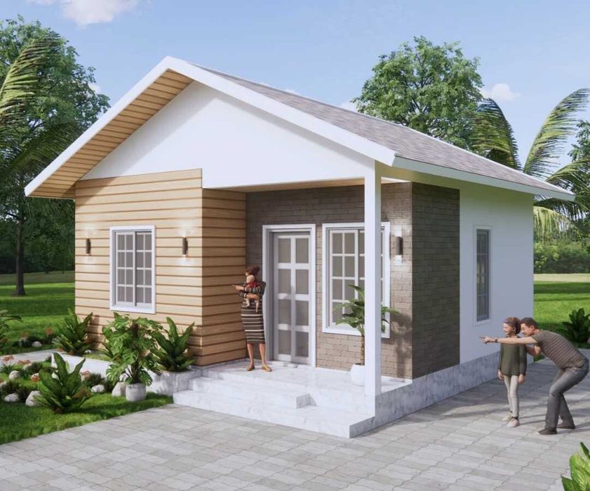 НА ИЗПЛАЩАНЕ - Луксозна сглобяема къща с 2 спални, 36 кв. м