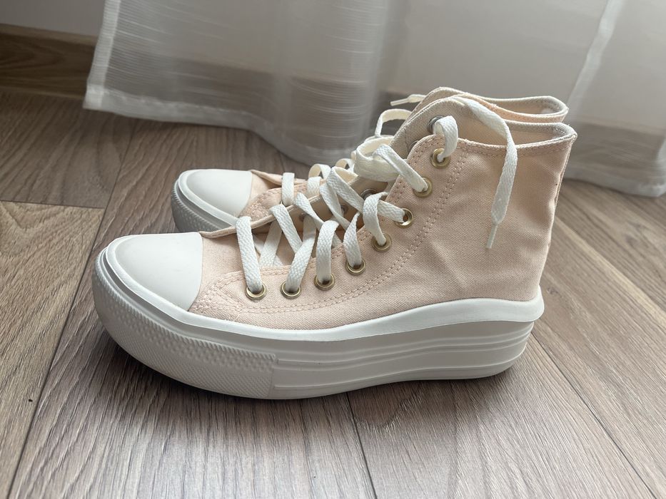 Converse  high tops високи 38 номер светло корал