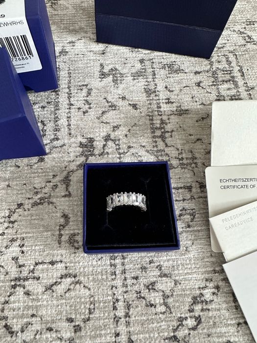 Inel Swarovski Vittore matrix rectangular cut mărime 52,55