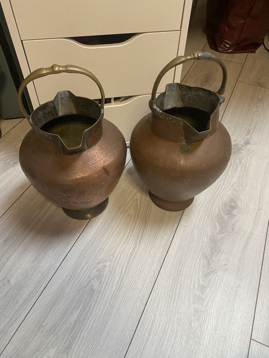 Set 2 vase din cupru
