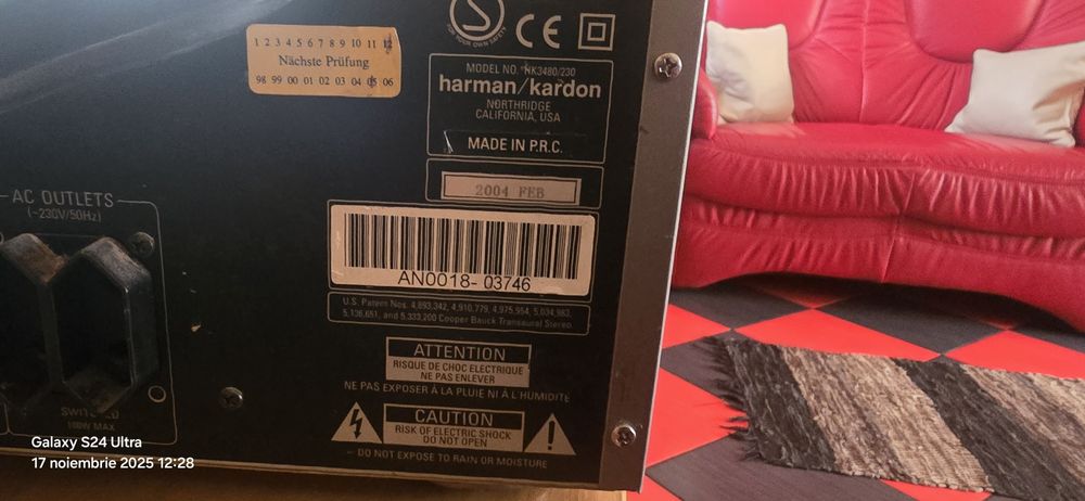 Statie amplificare Harman Kardon si Panasonic