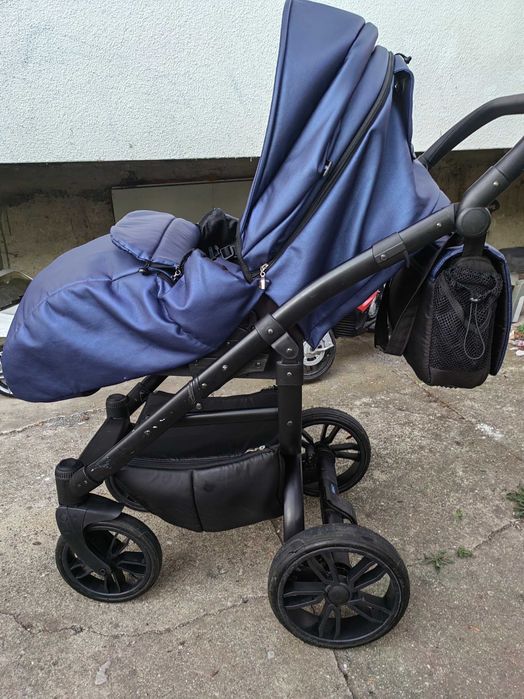 Бебешка количка 3 в 1 Tutek Grander VX Eco – Metalic Blue