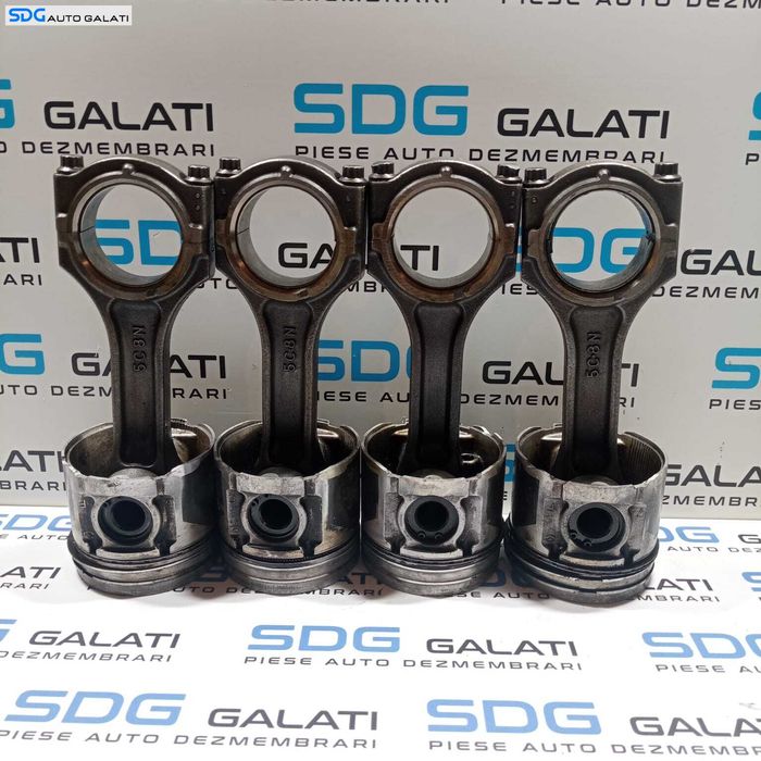 Set Piston Pistoane cu Biela Biele Mazda 6 2.0 D RF7 RF7J 2002 - 2008 [X1120] [X1121]