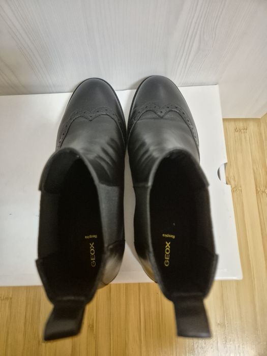 Ghete GEOX Jodhpur D Jaylon 2, negre