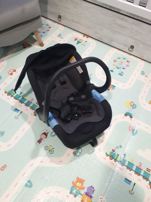 Бебешка количка 3в1 Buba Сиво-Жълта