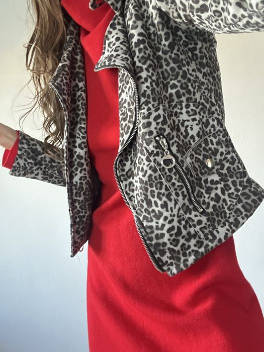 Jachetă S animal print