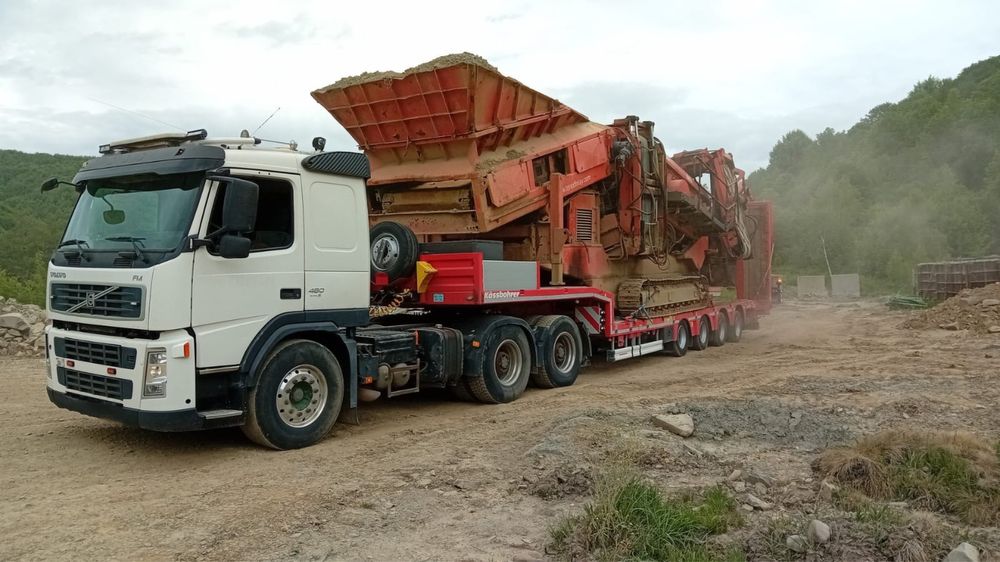 Transport marfa agabaritic, transport utilaje constructii/agricole