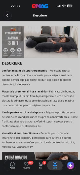 Perna gravida si alaptare 3 in 1