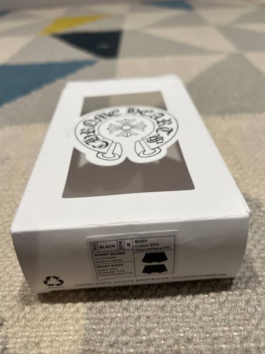 Boxeri bărbați Chrome Hearts Skull, negri, grafică craniu laterală, M, noi, nepurtați, cu cutie