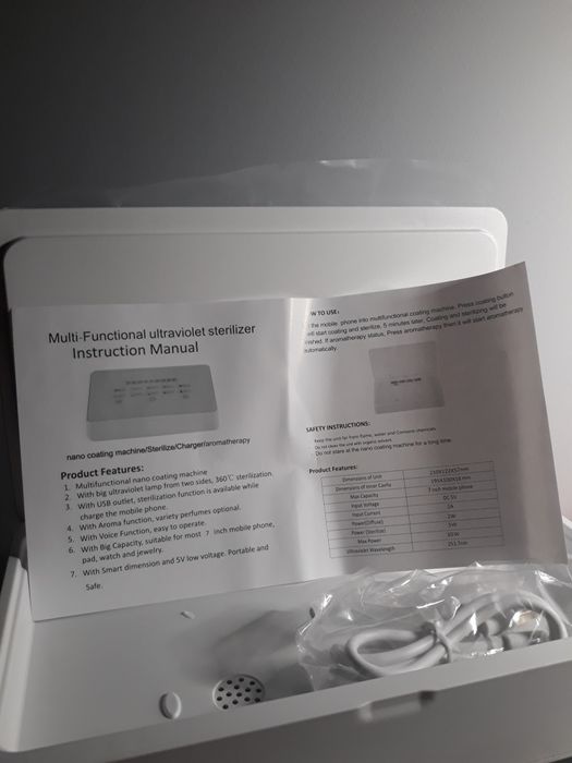 Sterilizator UV multifunctional cu incarcare, aromatherapy NOU