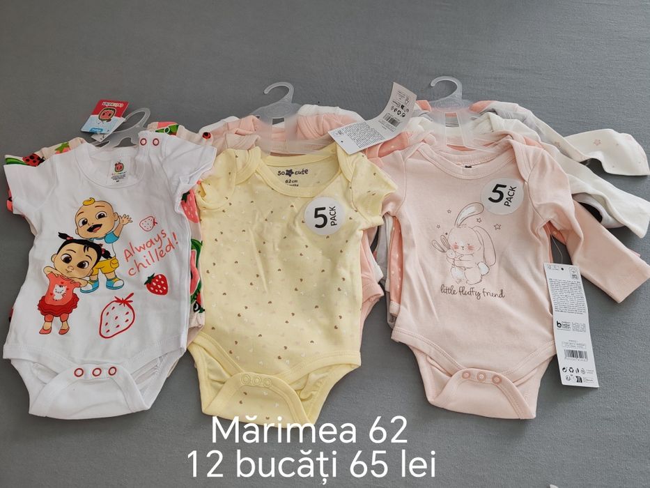 Haine bebe 62 68 74 32 bucăți