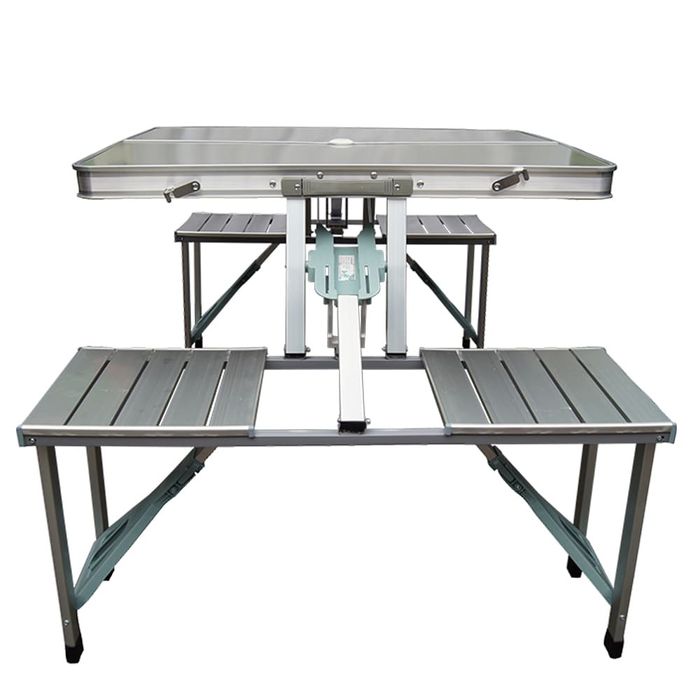 Сгъваем комплект за къмпинг - маса с 4 вградени стола