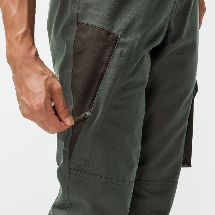 Pantalon Impermeabil Călduros 500 Verde - produs resigilat Decathlon