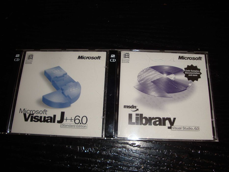 set CD vintage colectie Microsoft Visual J++ MSDN Library windows 98