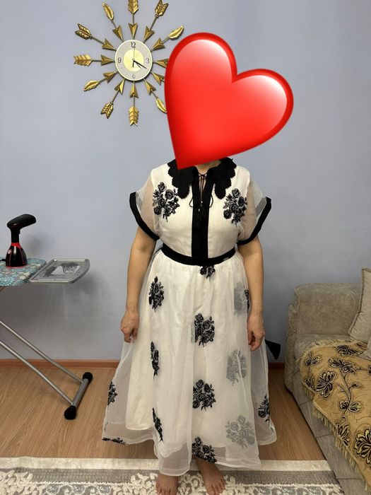 Турецкое платье белое