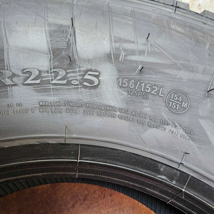 Нови гуми 13R22.5 OVATION VI-702 156/152L 20PR M+S DOT2025 266€ с ДДС