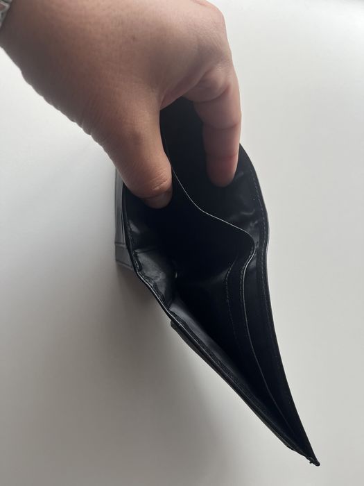 Чисто нов Портфейл, естествена кожа, лого Kaufland.