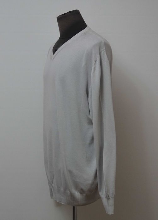 Pulover CANALI gri  bumbac  marimea 58