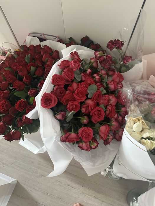 букеты цветов разные