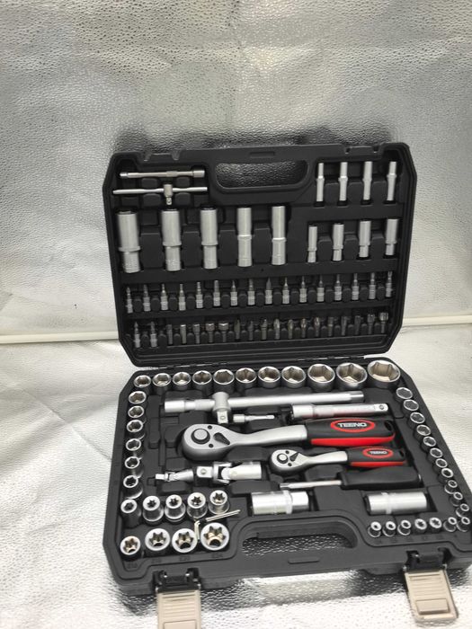 Trusa chei tubulare 108 piese – completa si practica