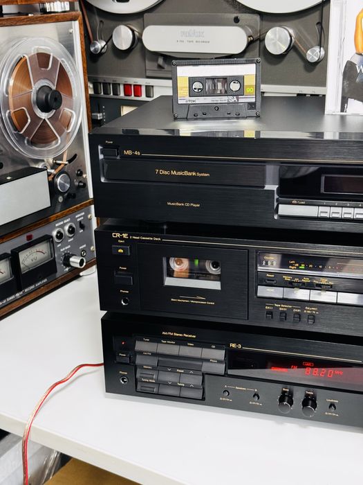 Linie NAKAMICHI-amplituner+CD+deck-RE-3+CR-1E+MB-4S-sunet deosebit
