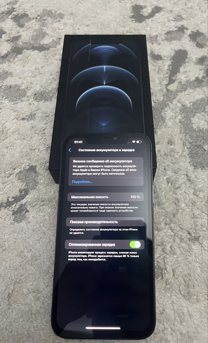 iPhone 12 Pro Max 100%