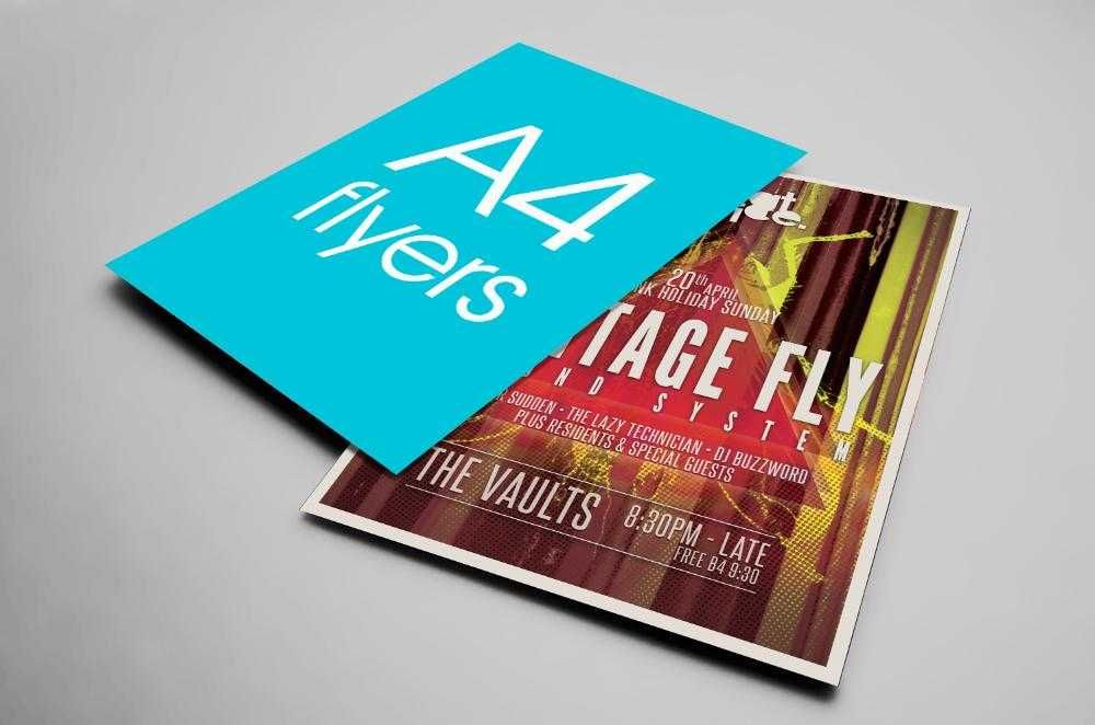 Flayer — A4/A5 to'liq rangli reklama, tez va sifatli