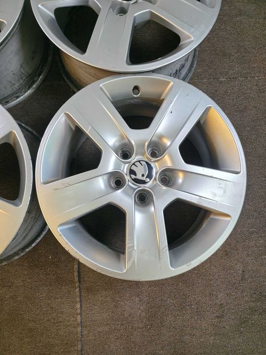 4 Jante Aliaj 5x112 16'' OEM VW Golf Passat Caddy Touran Sharan Tiguan / Skoda Octavia Superb Yeti Karoq