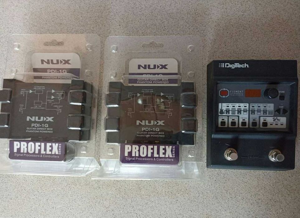 Гитарный процессор DIGITECH,Дибокс NUX