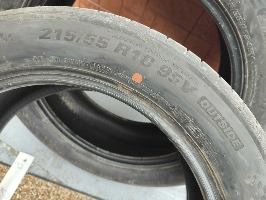 4 bucati Anvelope vara 215/55 R18 de la automobil nou achizitionat