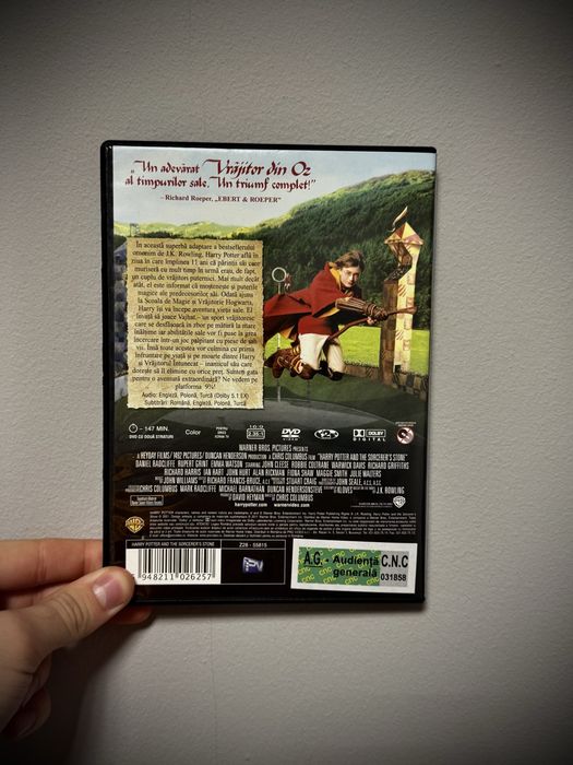 Harry Potter si Piatra Filozofala DVD, Prețul pentru azi! + transport