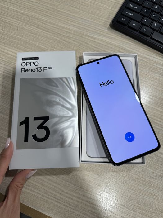Oppo Reno 13F, 8GB RAM, 256GB, 5G, Luminous Blue, NOU/Neactivat!!!
