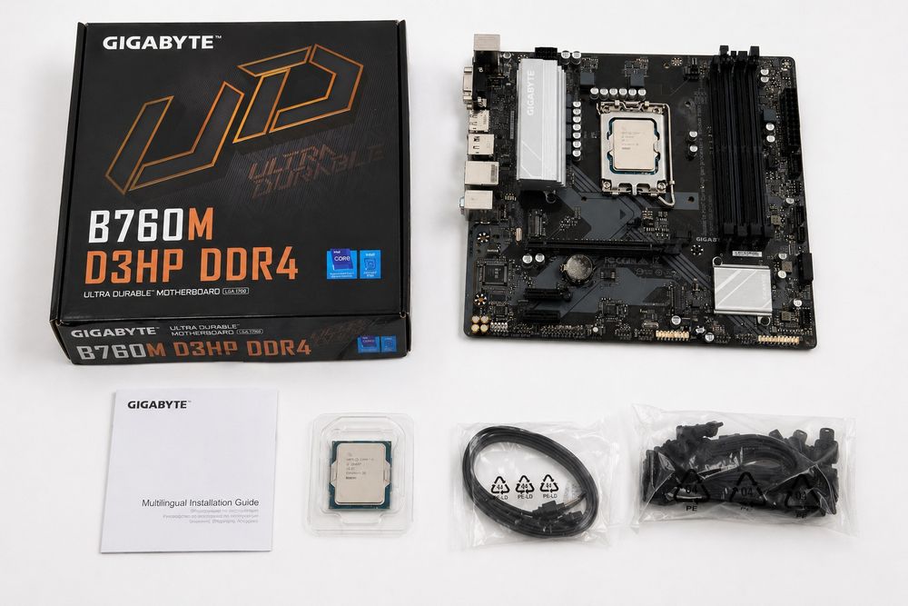 I512400f, GIGABYTE b760M D3HP