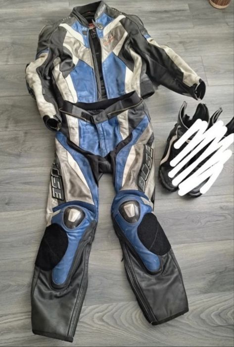 Costum moto din piele Büse Speed Squad – 2 piese – mărimea D50 / UK40