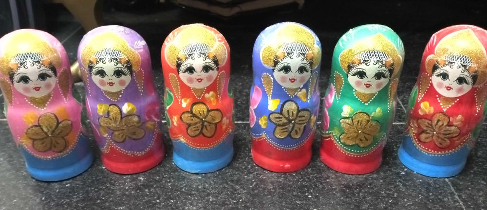 Дървени Матрьошки 6бр.