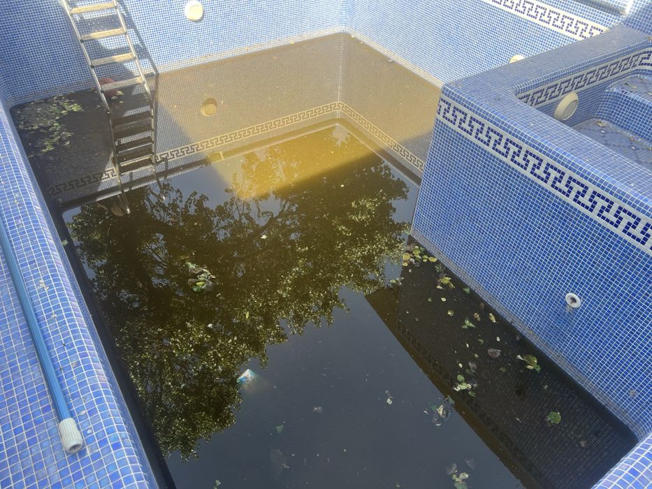 Мойка бассейнов установка фильтров замена песка