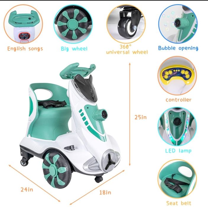 Bolalar uchun ajoyib mototsikl