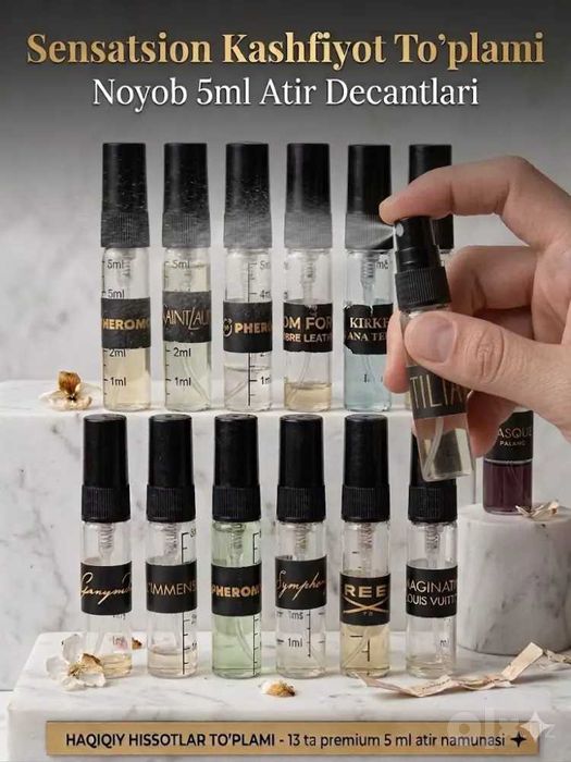 13 xil atirlar to‘plami 5 ml, premium mini parfum set