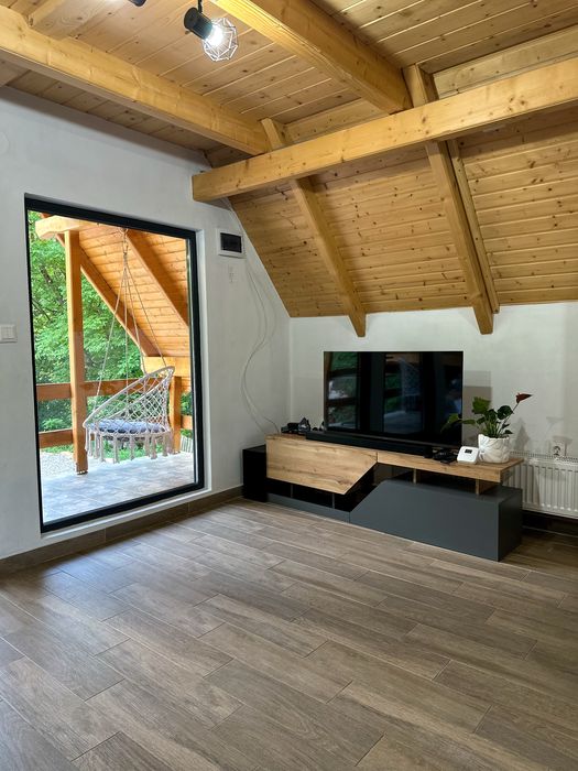 Cabana A-Frame de închiriat, 2 dormitoare – Sălciua, județul Alba