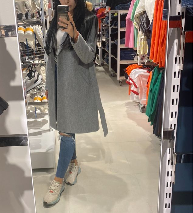 Сиво палто sinsay