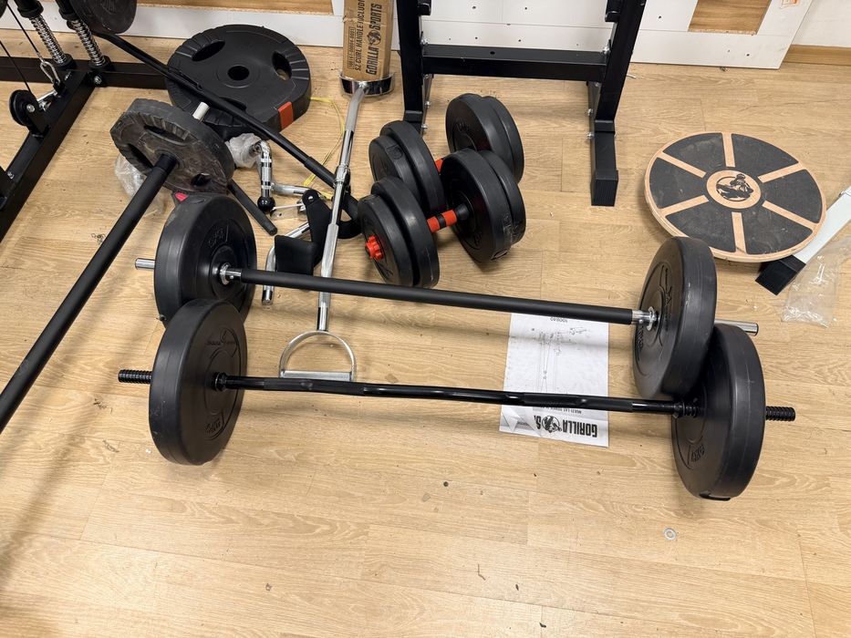 Bara haltera olimpica noua 65 kg, bara z, bara 130 cm. Noi bar drepte