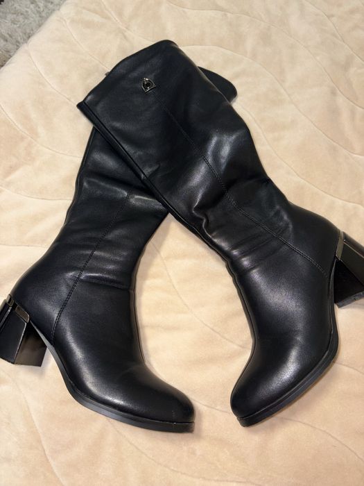 Нови дамски дги ботуши от естествена кожа