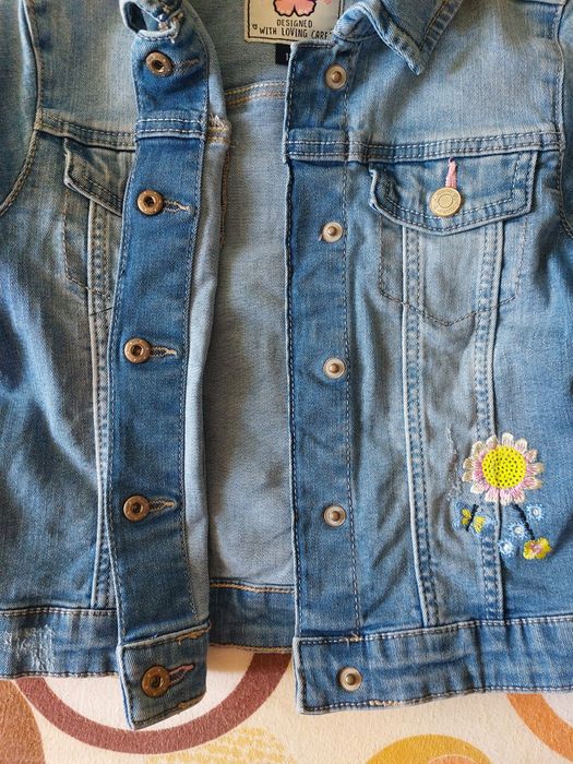 Jacheta denim fetita mărimea 110