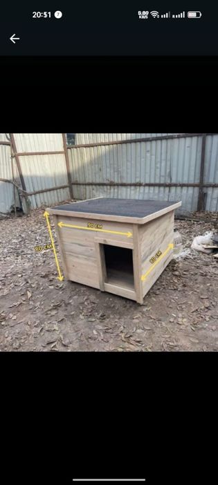 Утепленый будка для собак в Алмате