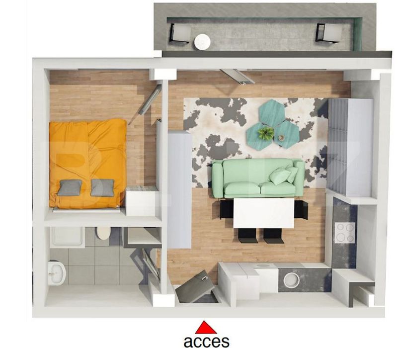 Comision 0!Apartament 2 camere, confort sporit,Bloc Nou,Petrom Calea B — fotografia 3