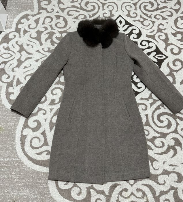 Пальто норка соболь
