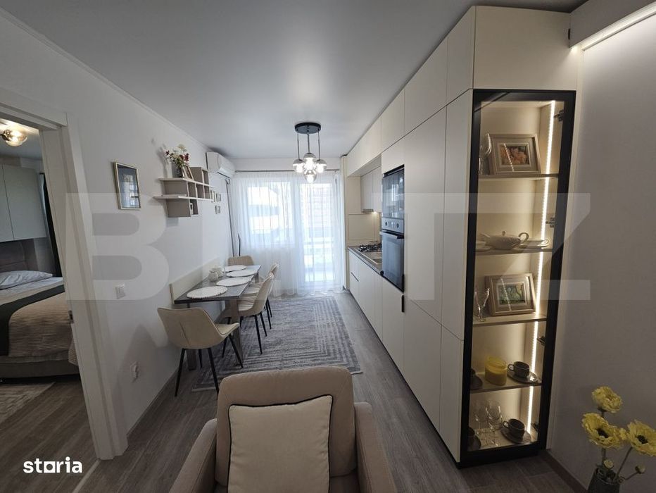 Apartament 2 camere, 44 mp, mobilat complet, zona Copou — fotografia 3