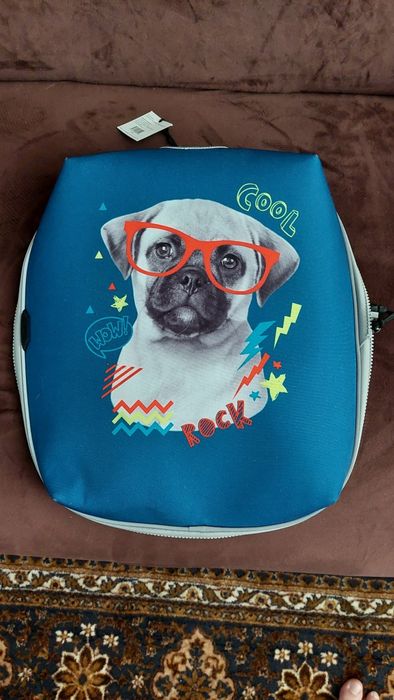 Ghiozdan Big Mac cu 4 fete interschimbabile